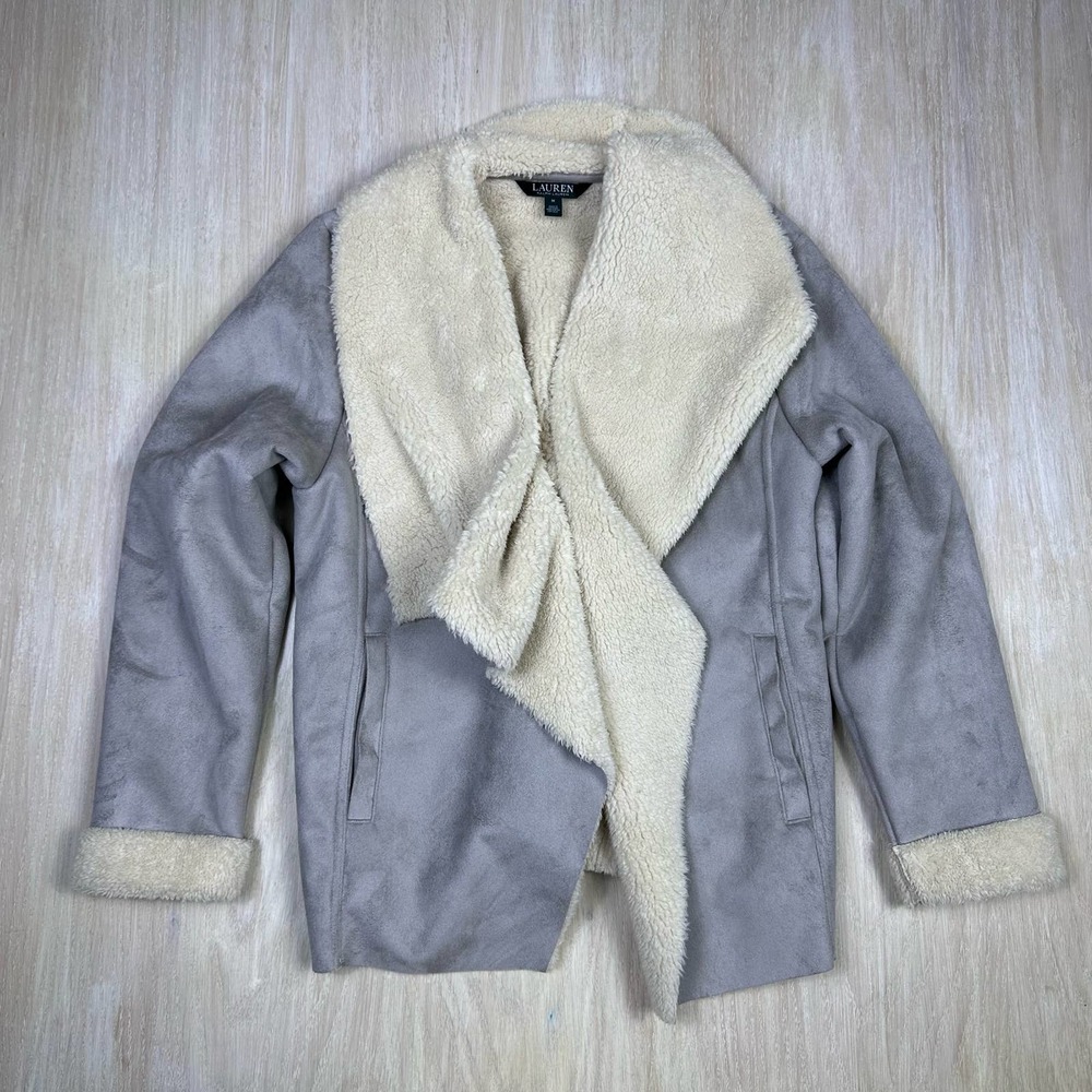 Ralph Lauren Gray and Cream Jacket